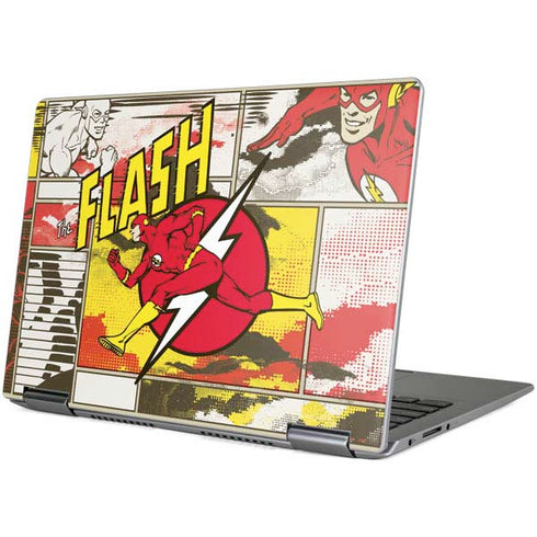DC Comics The Flash Vintage Action Pose Pattern Yoga 710 14in Skin
