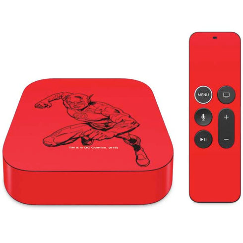 DC Comics The Flash Comic Pop Apple TV Skin