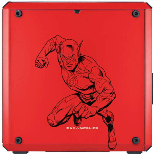 DC Comics The Flash Comic Pop Cooler Master MasterBox Q300L Mini Tower Skin