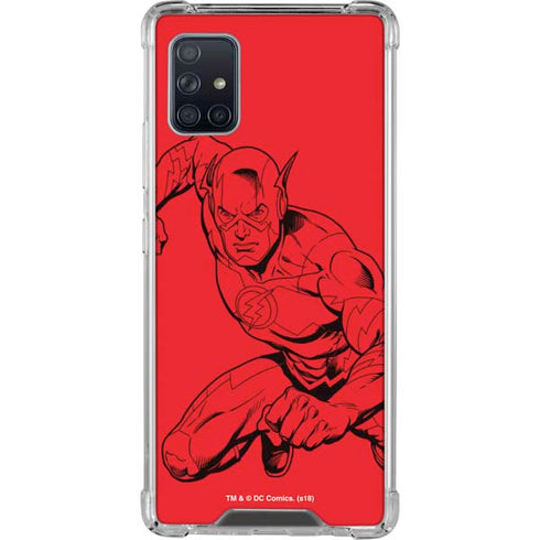 DC Comics The Flash Comic Pop Galaxy A51 5G Clear Case