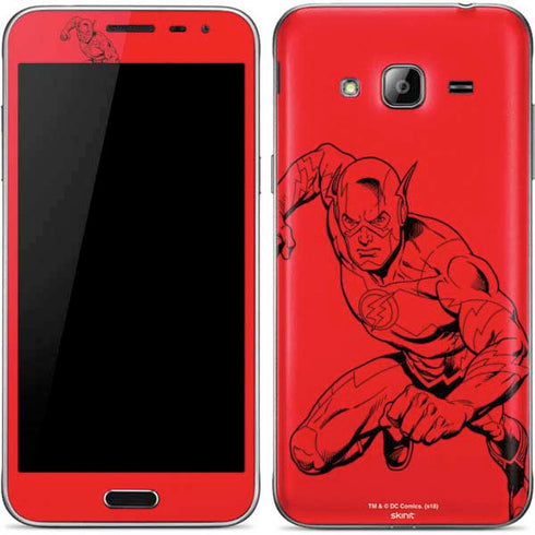 DC Comics The Flash Comic Pop Galaxy J3 Skin