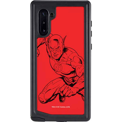 DC Comics The Flash Comic Pop Galaxy Note 10 Waterproof Case