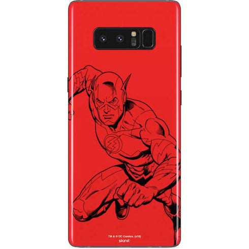 DC Comics The Flash Comic Pop Galaxy Note 8 Skin
