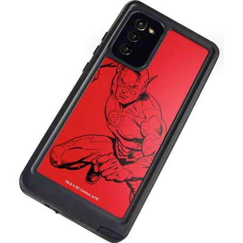 DC Comics The Flash Comic Pop Galaxy Note20 5G Waterproof Case
