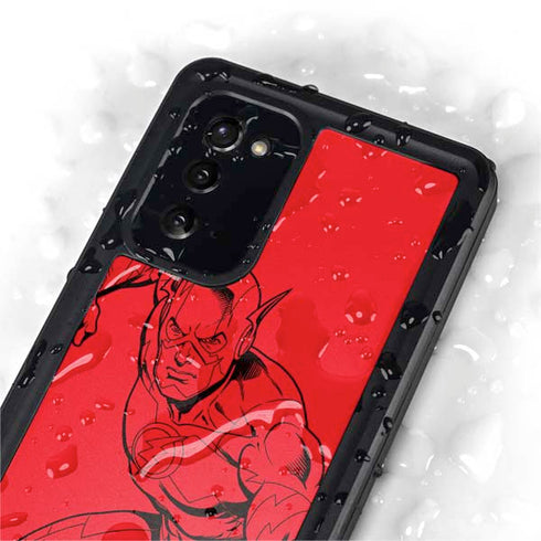 DC Comics The Flash Comic Pop Galaxy Note20 5G Waterproof Case