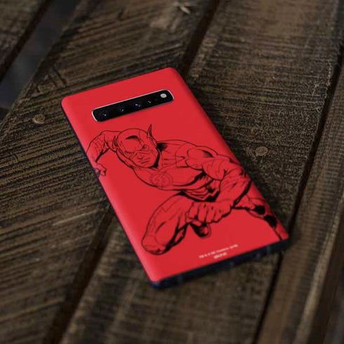 DC Comics The Flash Comic Pop Galaxy S10 Plus Skin