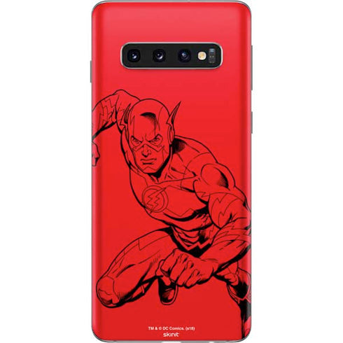 DC Comics The Flash Comic Pop Galaxy S10 Skin