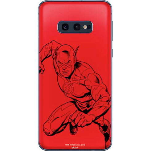 DC Comics The Flash Comic Pop Galaxy S10e Skin