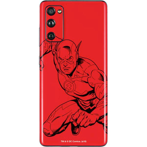 DC Comics The Flash Comic Pop Galaxy S20 Fan Edition Skin