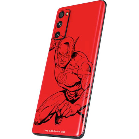 DC Comics The Flash Comic Pop Galaxy S20 Fan Edition Skin