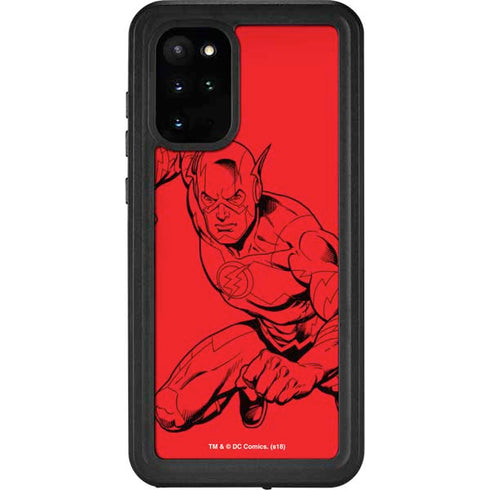 DC Comics The Flash Comic Pop Galaxy S20 Plus Waterproof Case