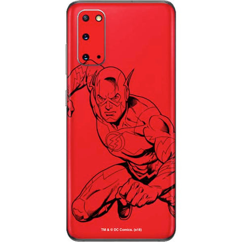 DC Comics The Flash Comic Pop Galaxy S20 Skin