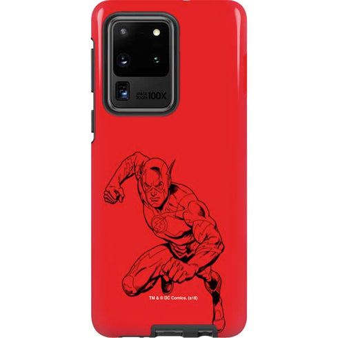 DC Comics The Flash Comic Pop Galaxy S20 Ultra 5G Pro Case