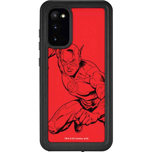 DC Comics The Flash Comic Pop Galaxy S20 Waterproof Case