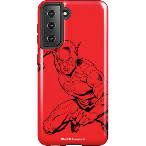 DC Comics The Flash Comic Pop Galaxy S21 5G Pro Case