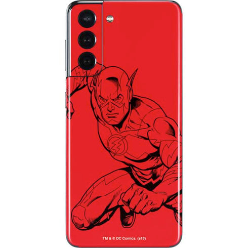 DC Comics The Flash Comic Pop Galaxy S21 5G Skin