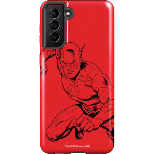 DC Comics The Flash Comic Pop Galaxy S21 FE Pro Case
