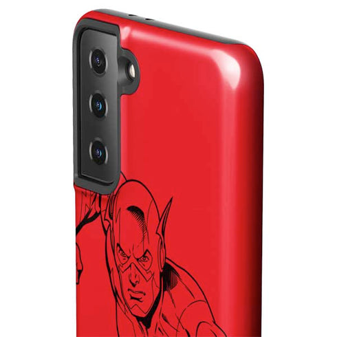 DC Comics The Flash Comic Pop Galaxy S21 FE Pro Case