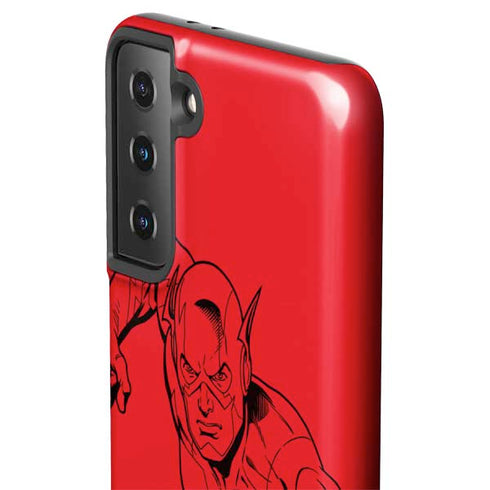DC Comics The Flash Comic Pop Galaxy S21 Plus 5G Pro Case