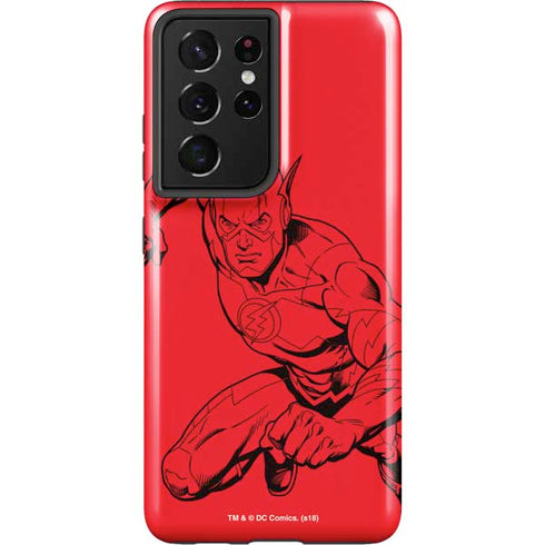 DC Comics The Flash Comic Pop Galaxy S21 Ultra 5G Pro Case