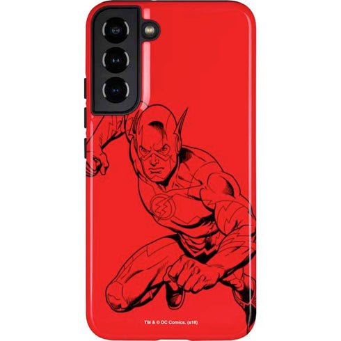 DC Comics The Flash Comic Pop Galaxy S22 Plus Pro Case