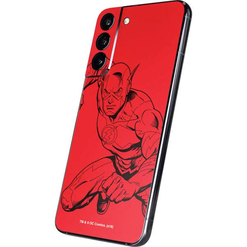 DC Comics The Flash Comic Pop Galaxy S22 Plus Skin