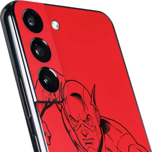 DC Comics The Flash Comic Pop Galaxy S22 Plus Skin