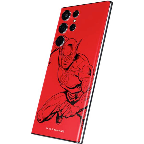 DC Comics The Flash Comic Pop Galaxy S22 Ultra Skin