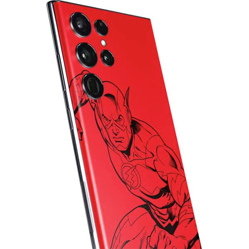 DC Comics The Flash Comic Pop Galaxy S22 Ultra Skin