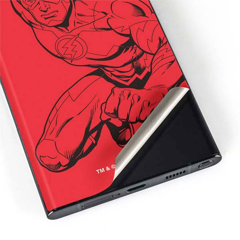DC Comics The Flash Comic Pop Galaxy S22 Ultra Skin