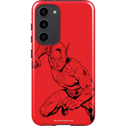 DC Comics The Flash Comic Pop Galaxy S23 Plus Pro Case