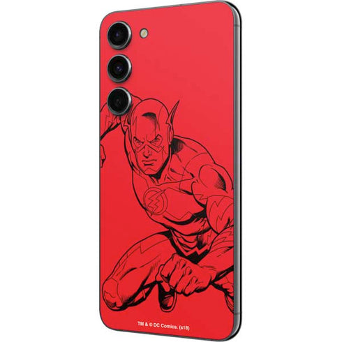 DC Comics The Flash Comic Pop Galaxy S23 Plus Skin