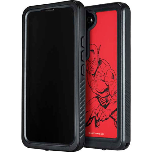 DC Comics The Flash Comic Pop Galaxy S23 Plus Waterproof Case