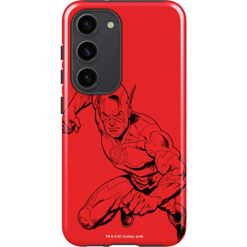DC Comics The Flash Comic Pop Galaxy S23 Pro Case