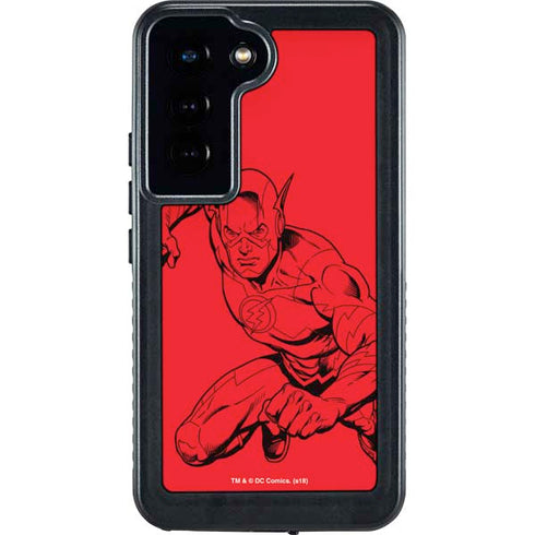 DC Comics The Flash Comic Pop Galaxy S23 Waterproof Case