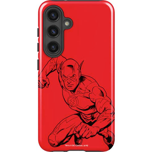 DC Comics The Flash Comic Pop Galaxy S24 Plus Impact Case