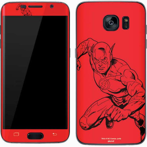 DC Comics The Flash Comic Pop Galaxy S7 Skin