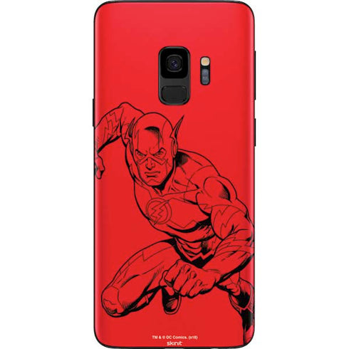 DC Comics The Flash Comic Pop Galaxy S9 Skin
