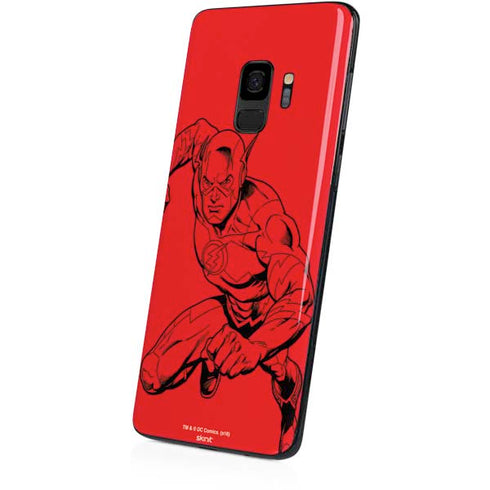 DC Comics The Flash Comic Pop Galaxy S9 Skin