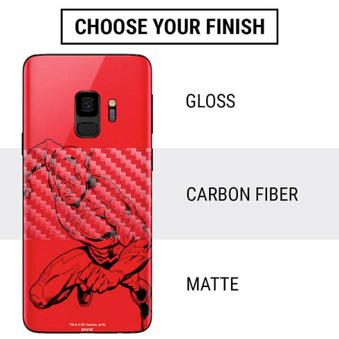 DC Comics The Flash Comic Pop Galaxy S9 Skin