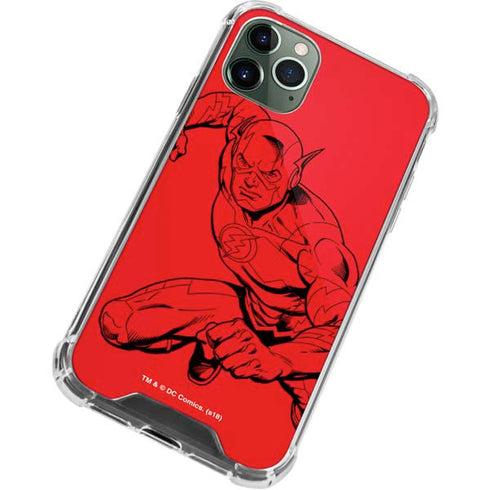 DC Comics The Flash Comic Pop iPhone 12 Pro Clear Case