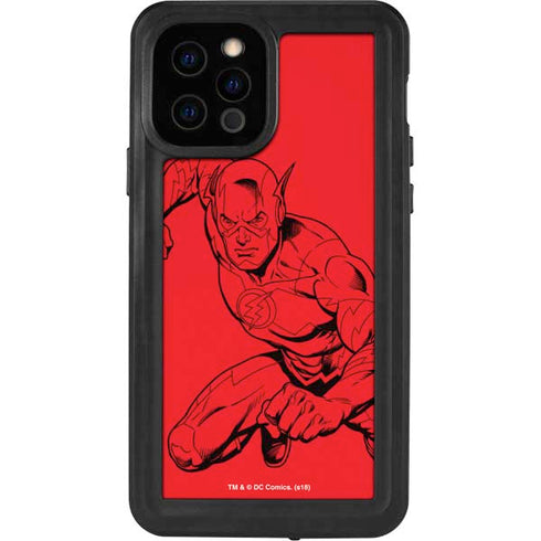 DC Comics The Flash Comic Pop iPhone 12 Pro Waterproof Case