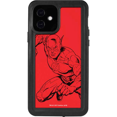 DC Comics The Flash Comic Pop iPhone 12 Waterproof Case