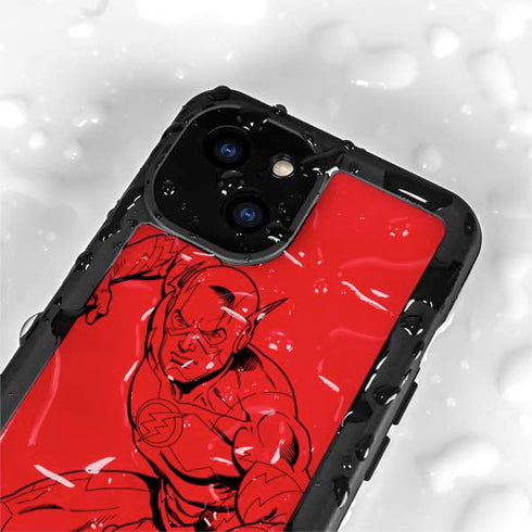 DC Comics The Flash Comic Pop iPhone 13 Mini Waterproof Case