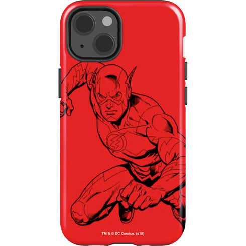 DC Comics The Flash Comic Pop iPhone 14 Impact Case