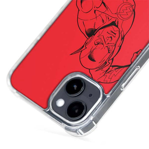 DC Comics The Flash Comic Pop iPhone 14 Plus MagSafe Case