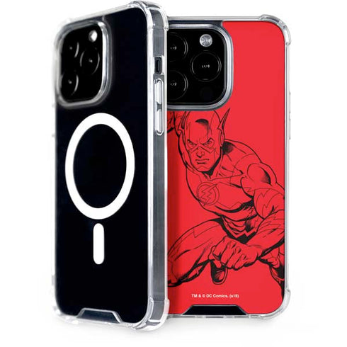 DC Comics The Flash Comic Pop iPhone 14 Pro MagSafe Case