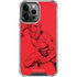 DC Comics The Flash Comic Pop iPhone 14 Pro Max Clear Case