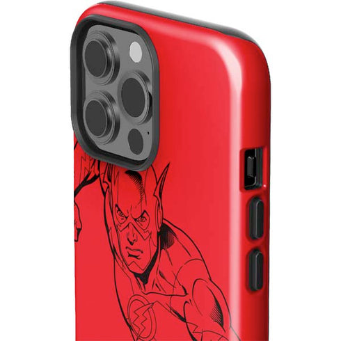 DC Comics The Flash Comic Pop iPhone 15 Pro Max Impact Case