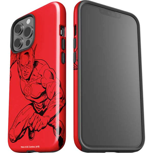 DC Comics The Flash Comic Pop iPhone 15 Pro Max Impact Case